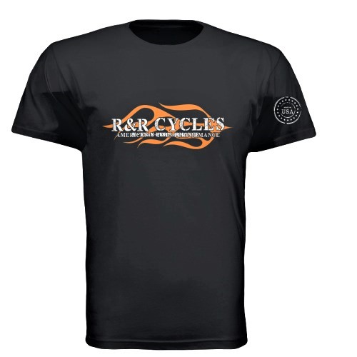 R&R Cycles Inc. Short Sleeve T-Shirt Flame - Click Image to Close